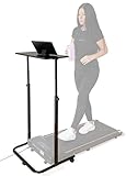 foto-kontor Scrivania tapis roulant con ruote per tapis roulant Walking Pad Altezza regolabile Running Desk Indoor Training Table Stepdesk Smart Fitness Active Trainer