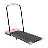 Tapis roulant elettrico, con indicatore LED e telecomando, per casa, ufficio, camminata, corsa, fitness, motore, casa, palestra, tapis roulant pieghevole, 1-6 km/h