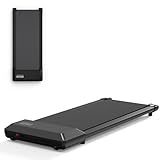 Superun Tapis roulant Walking Pad, Max 134 kg Tapis roulant sotto la scrivania Installazione per uso domestico e ufficio, Jogging da passeggio 1845 W con telecomando e display LCD