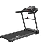 TechFit Tapis Roulant Elettrico Pieghevole 2.5 HP, Velocità 1-12 km/h, Superficie Corsa 120x42 cm, 12 Programmi, Bluetooth App ZWIFT & KINOMAP, Max 110 kg, Salvaspazio, Cardiofrequenzimetro