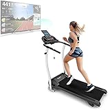 Bluefin Fitness KICK 2.0 Tapis Roulant Pieghevole ad Alta Velocità, Kinomap, Live Video Streaming, Video Coaching e Allenamento, Silenzioso