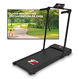 YM Tapis Roulant Elettrico Pieghevole, Tappeto Corsa MAXI (42 cm), MARCHIO ITALIANO, Telaio rinforzato, APP Kinomap Zwift Bitgym, Salvaspazio, 12 Programmi, Mod. NEXT 1000 Your Move ASSISTENZA ITALIA