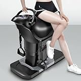 Macchina Elettrica Per Addominali, Macchina Elettrica Per Equitazione Da Interno, Trainer Per Esercizi Per Glutei, Dispositivo Fitness Per Addominali Vibranti Con Display Lcd, Regolazione D,Black