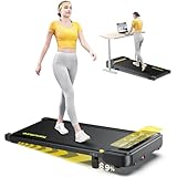 Tapis Roulant Elettrico con Inclinazione, 1-10 km/h Tapis Roulant Salvaspazio con Pendenza, 2 in 1 Walking Pad, App e Telecomando, Display a LED, Nessuna installazione, Garanzia e Assistenza