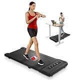 YM WPAD Tapis Roulant Elettrico SLIM, 11 cm Spessore, App KINOMAP, ZWIFT, BITGYM, Telecomando a Orologio, Bluetooth, 6 Programmi, Professionale Slim, Salvaspazio, 1HP (Picco 2,5HP) NERO